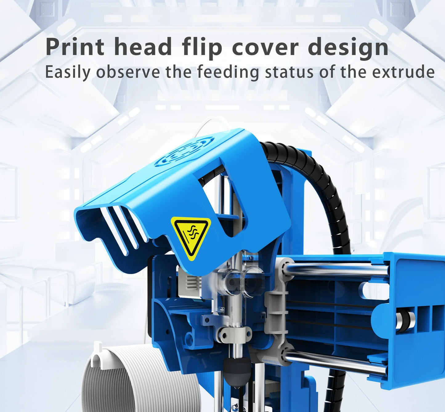 Small 3D Printer K9 Supper Mini Desktop 10*10*10cm No Heated Bed One-Key Printing with TF 3D Printer Machine Gift EasyThreed