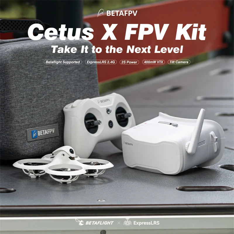 BETAFPV Cetus X FPV Kit Brushless Quadcopter RTF LiteRadio 3 Radio Transmitter VR03 FPV Goggles C04 FPV Camera RC Racing Drone