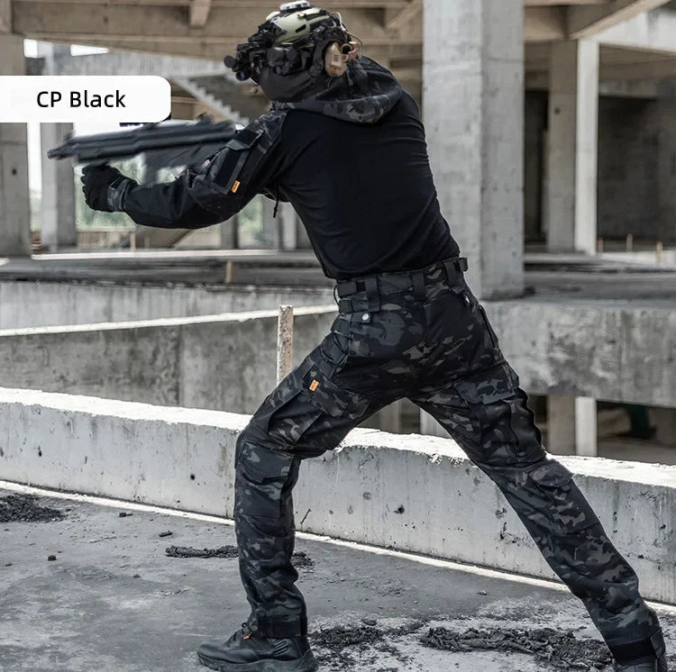 Combat Shirt Hoodies Wear resistant Tops Men Airsoft Tactical Shirts Long Sleeve Paintball Camping Hunting Clothing