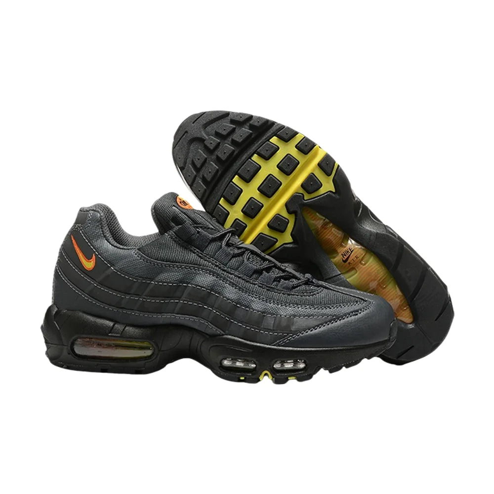 Nike Air Max 95 Men Fashion Retro Comfortable Versatile Wear-resistant Synthetic Leather Running Shoes Dark Grey FV4710-003