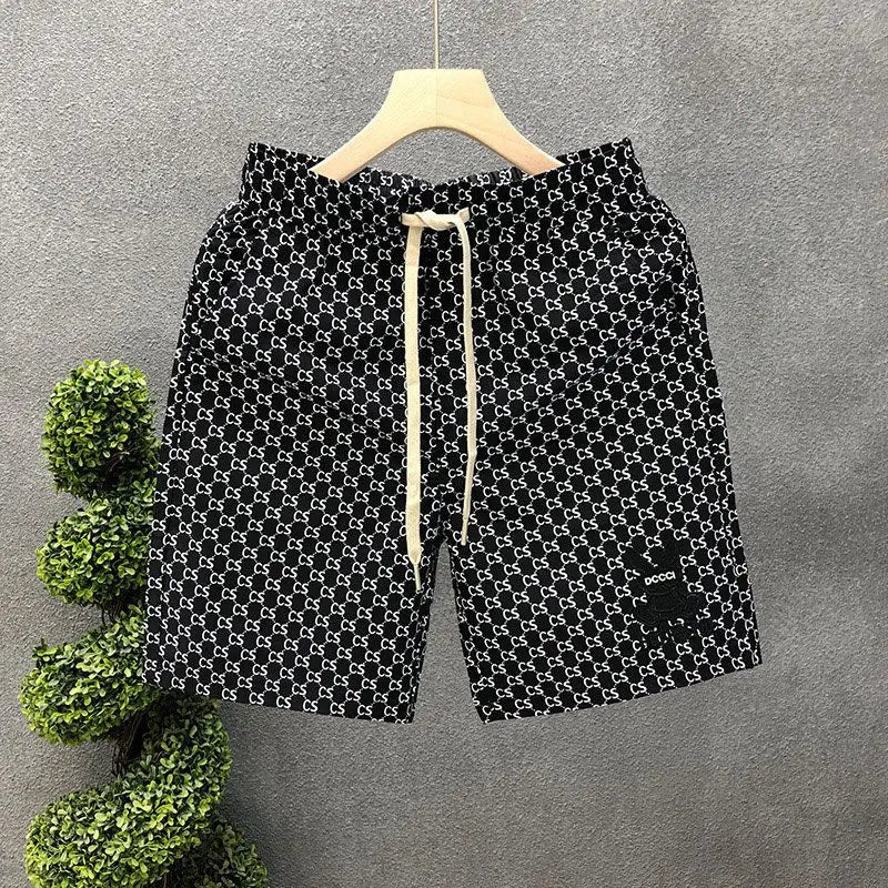 2025 Summer Hot-selling High-quality Letter-printed Shorts Men's Casual Fashion Breathable and Comfortable Sports Shorts