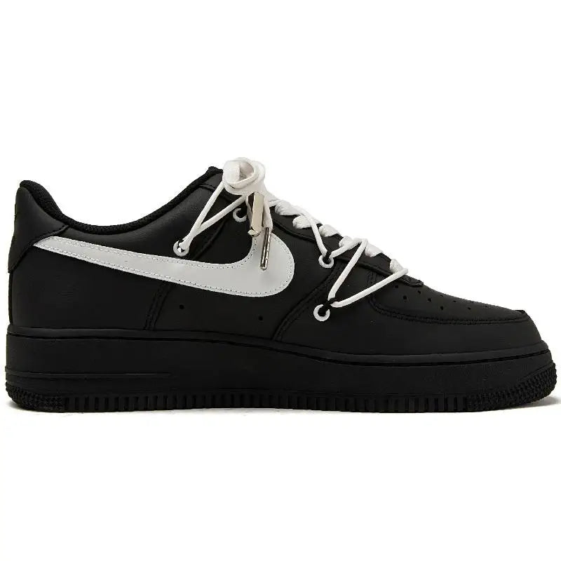 【Customize】Nike Air Force 1 Skateboarding Shoes Unisex Low-top Black Sneakers shoes CW2288-001