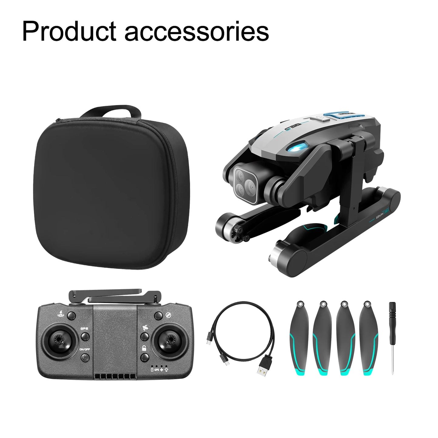 GPS Dron Drone S188 Wifi Fpv Professional Quadcopter Racing Drones with Camera Brushless Obstacle Avoidance Helicopter Toys Boys