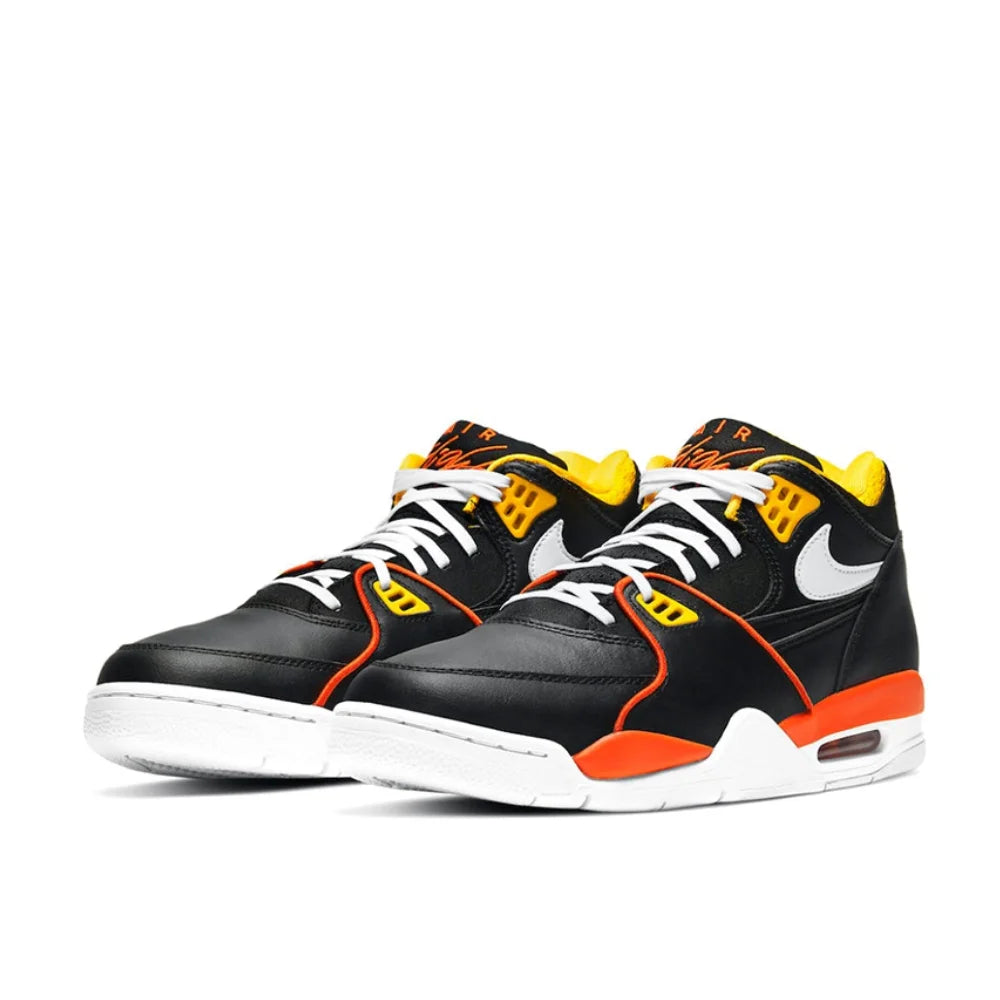 NIKE Flight Legacy men's shoes mid-top jordan 4 air cushion wear-resistant casual basketball sneakers