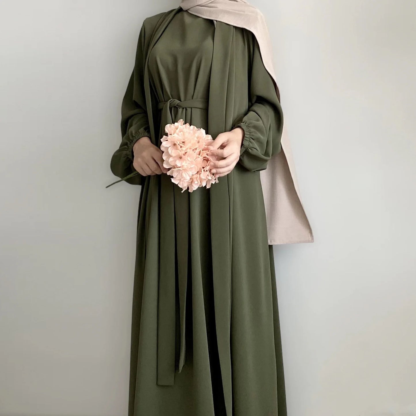 2024 New Muslim Sets for Women Ramadan Prayer Dress Modest Dresses Eid Dubai Abaya Female Islam Clothing Elegant Party Clothes
