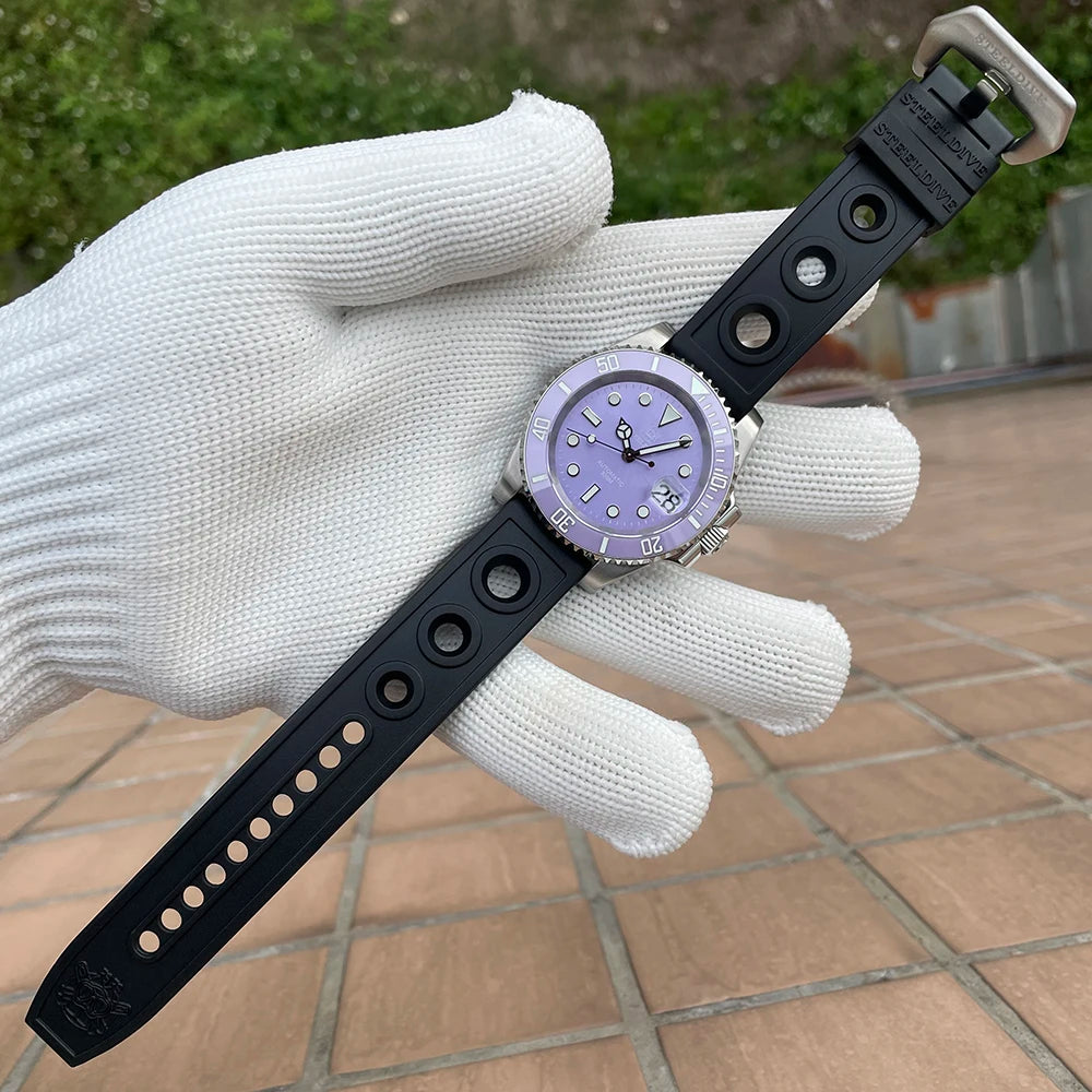STEELDIVE New Color Scheme Classic Water Ghost SD1953 Swiss BGW9 Luminous NH35 Movement 30Bar Waterproof Mechanical Wristwatch