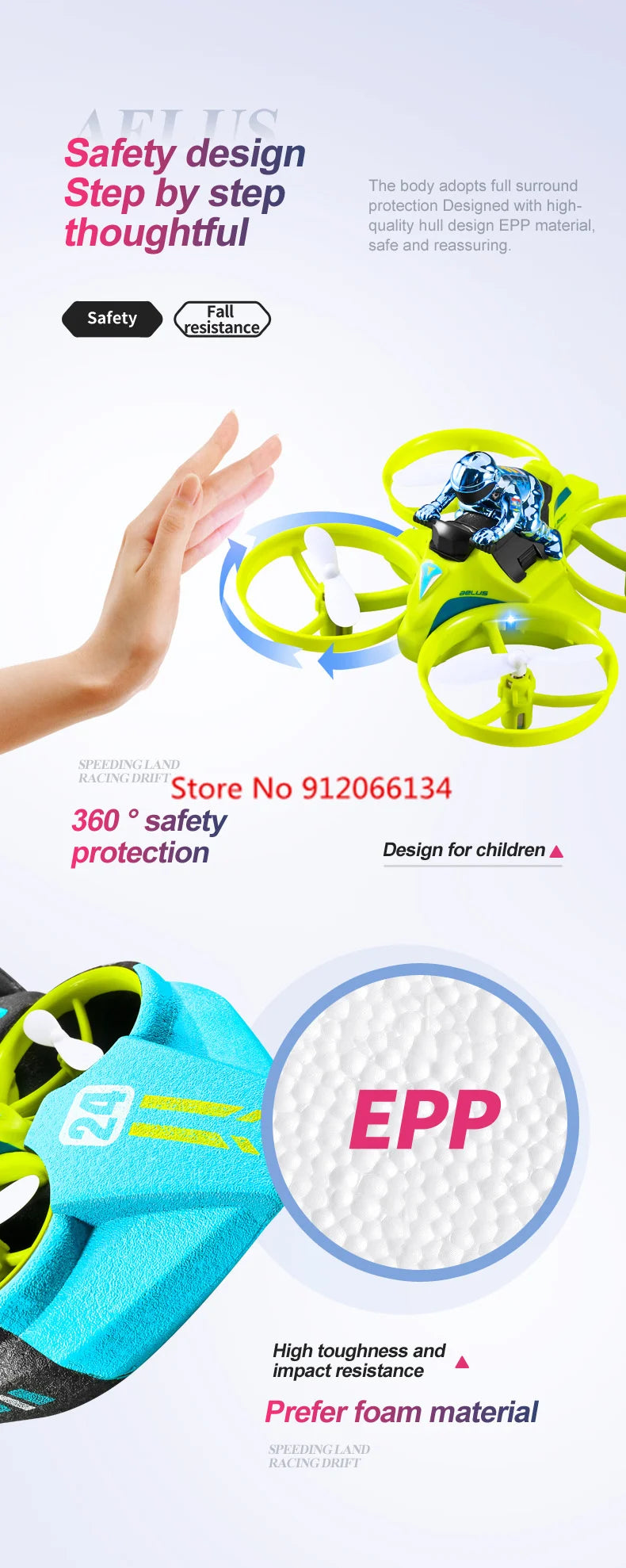 3 In 1 RC Drone Hovercraft Air Flight/Land/Water Driving Quadcopter Aircraft Car Boat Remote Control Airplane Boy Kid Gift Toys