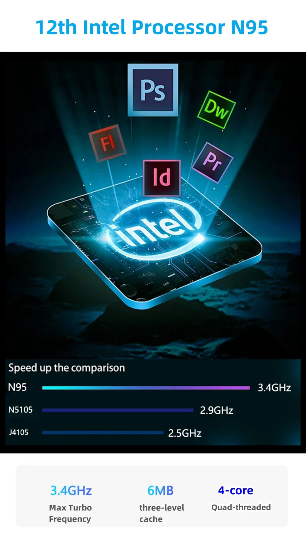 Dual Screen Laptop Intel N95 Processor 14“+14” touch Gaming Laptop DDR4 32GB 1TB 2TB SSD Notebook Computer