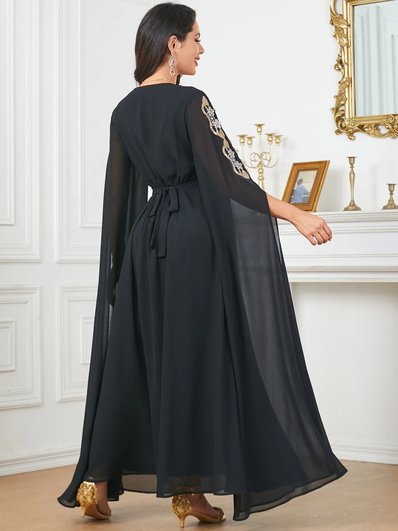 2024 Abayas for Women Muslim Evening Party Maxi Dress Eid Djellaba Turkey Kaftan Islam Jalabiya Longue Vestidos Marocain Caftan
