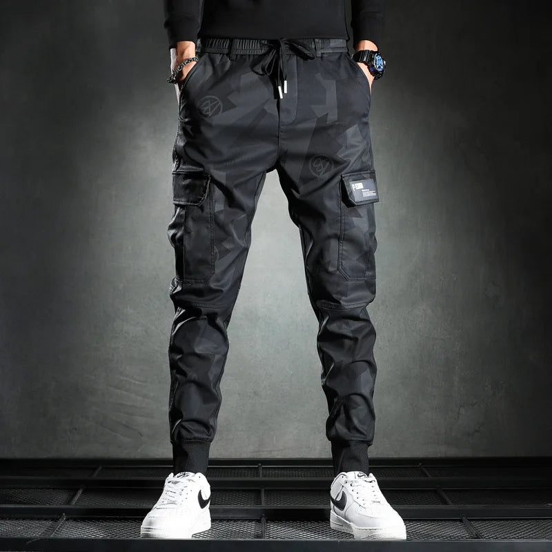 Camouflage Jogger Pants Mens Spring Autumn Pencil Harem Pant Men Comfortable Trousers Camo Joggers Multiple Pockets