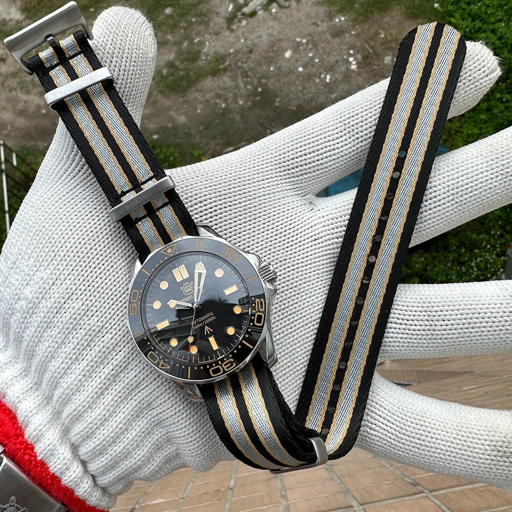 STEELDIVE SD1957 Best Seller 42MM Ceramic Bezel 300M Waterproof Super Luminou Sapphire Glass NH35 Automatic Men Dive Watch Reloj
