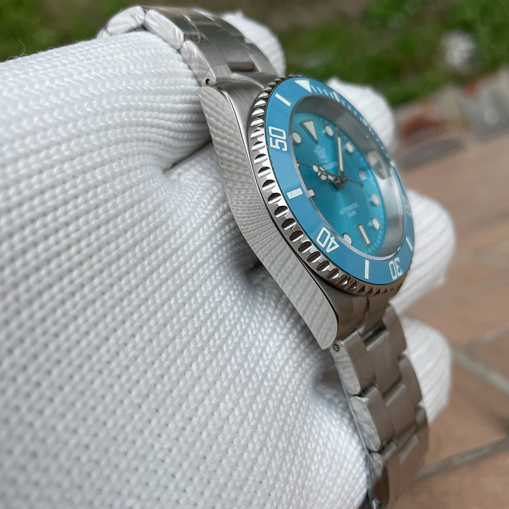 STEELDIVE New Color Scheme Classic Water Ghost SD1953 Swiss BGW9 Luminous NH35 Movement 30Bar Waterproof Mechanical Wristwatch