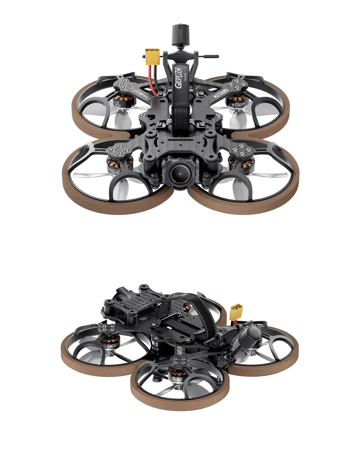 GEPRC Cinelog25 V2 Analog 5.8g 1w vtx TAKER G4 35A AIO 1404 4500KV Motor BNF 2.5-inch FPV Freestyle Drone Racing Quadcopter