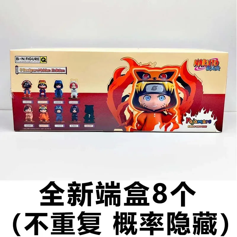 White background in stock Genuine BNFIGUREQ Pajamars series naruto shippuden Q version figure collection gifts
