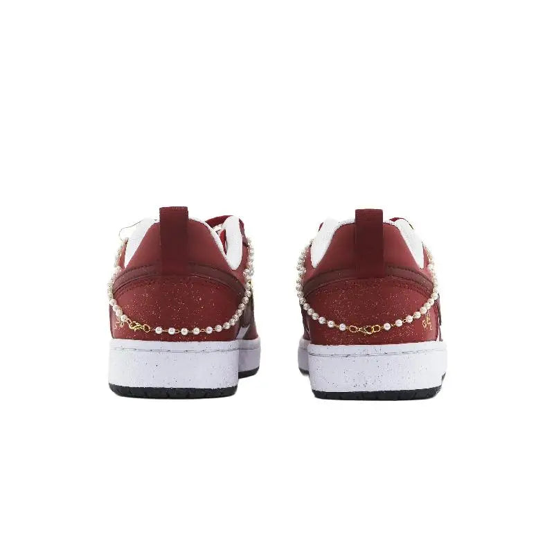 【Customize】Nike Court Borough Skateboarding Shoes Women's Sneakers shoes DV5456-108
