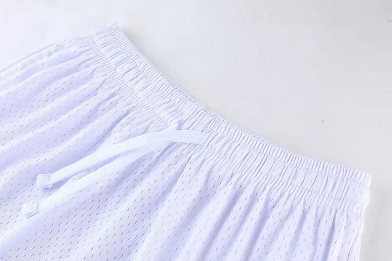 Fake Two Basketball Shorts Loose American Anti-light Men Women Ball Pants Summer Quasi-training Running Sports Five-point Pants