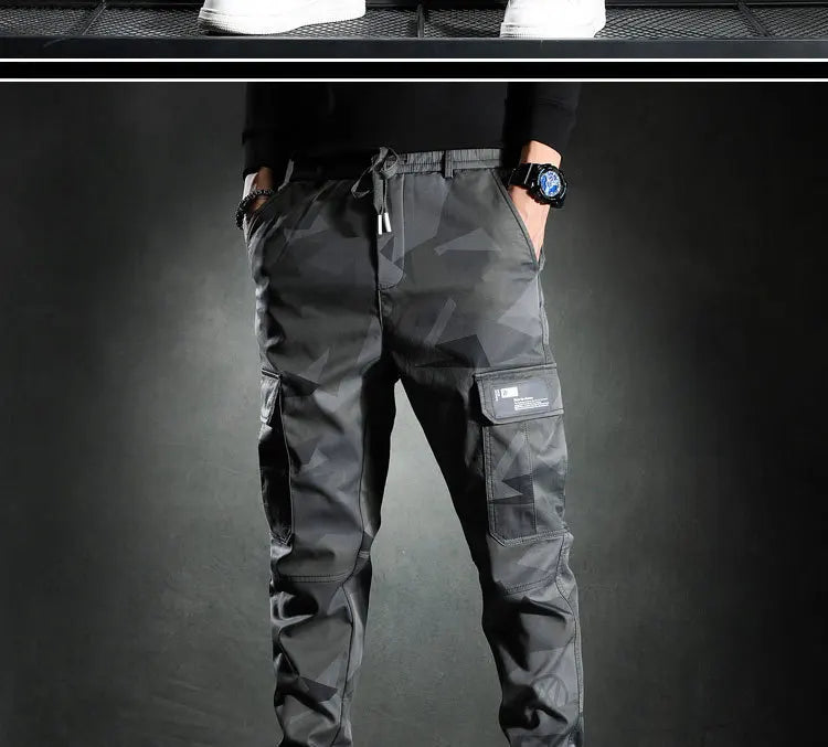 Camouflage Jogger Pants Mens Spring Autumn Pencil Harem Pant Men Comfortable Trousers Camo Joggers Multiple Pockets