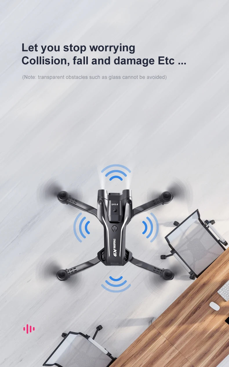 KBDFA K9 Drone 4K EIS Ultra HD Camera All-round Obstacle Avoidance Aerial Photography Mini Dron RC Toy for Kids Gift Vs Z908 Pro