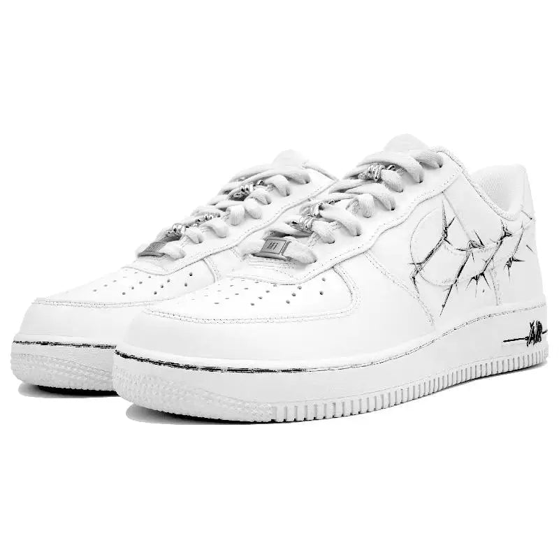 【Customize】Nike Air Force 1 Skateboarding Shoes Unisex Sneakers shoes CW2288-111