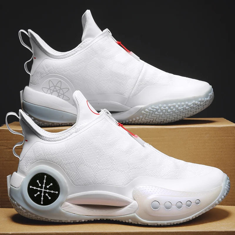 2025 New Men's Zip Basketball Sneakers Ultra Light Outdoor Children's Women's Basketball Sneakers Anti-slip Walking Shoes