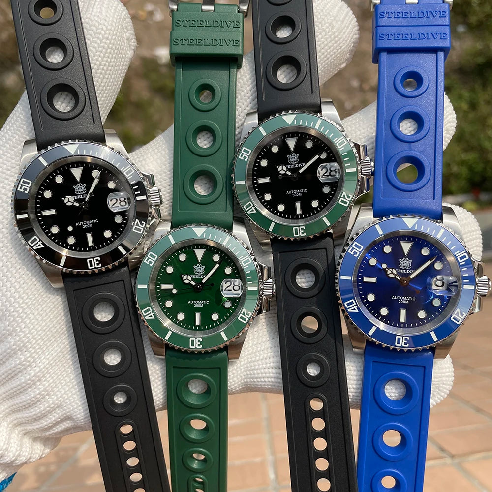 STEELDIVE New Color Scheme Classic Water Ghost SD1953 Swiss BGW9 Luminous NH35 Movement 30Bar Waterproof Mechanical Wristwatch