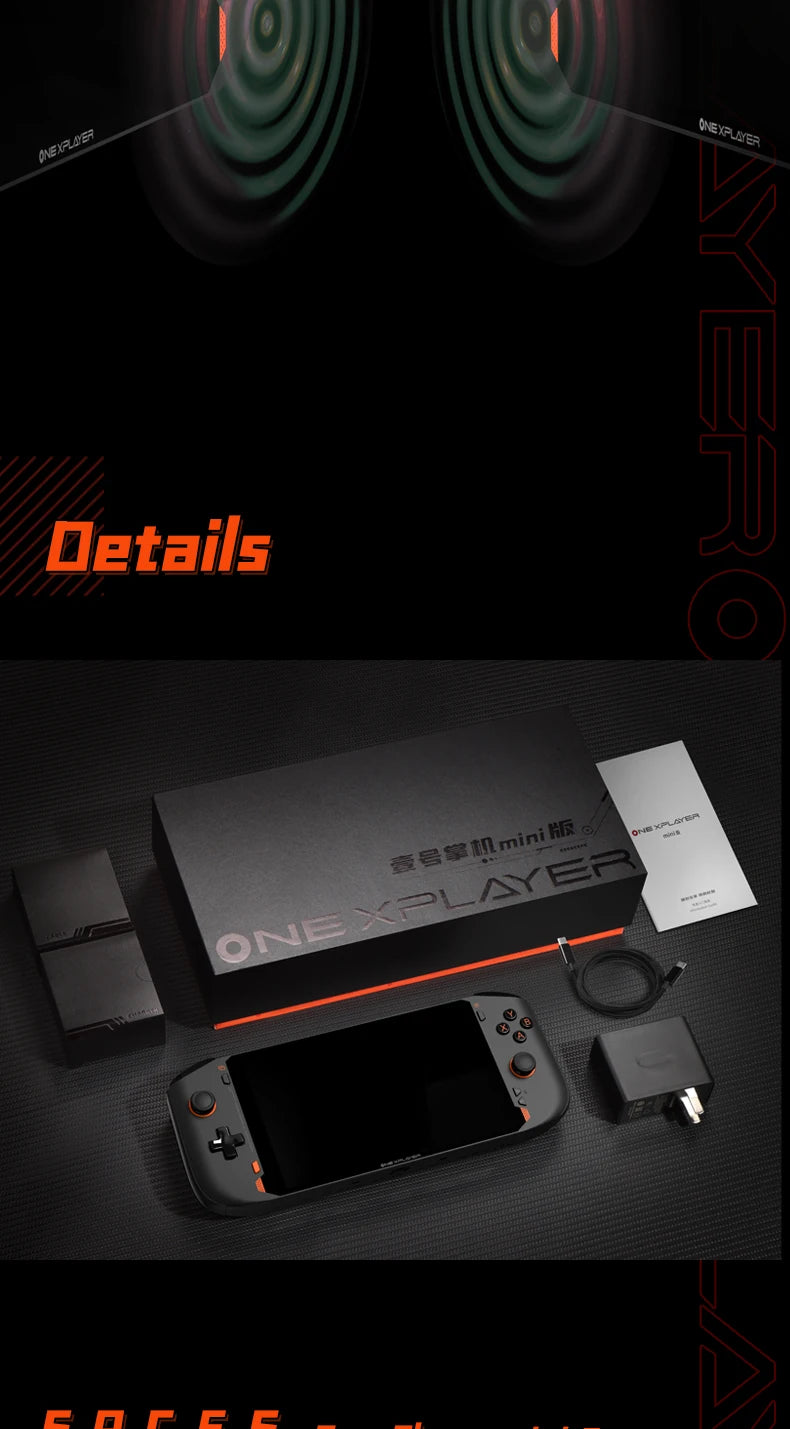 OnexPlayer miniPro AMD Ryzen 7840U Handheld 3A Gamepad Laptop 32G 1T 2T PC Game Console Win11 7" 1200P Touch Pocket Computer