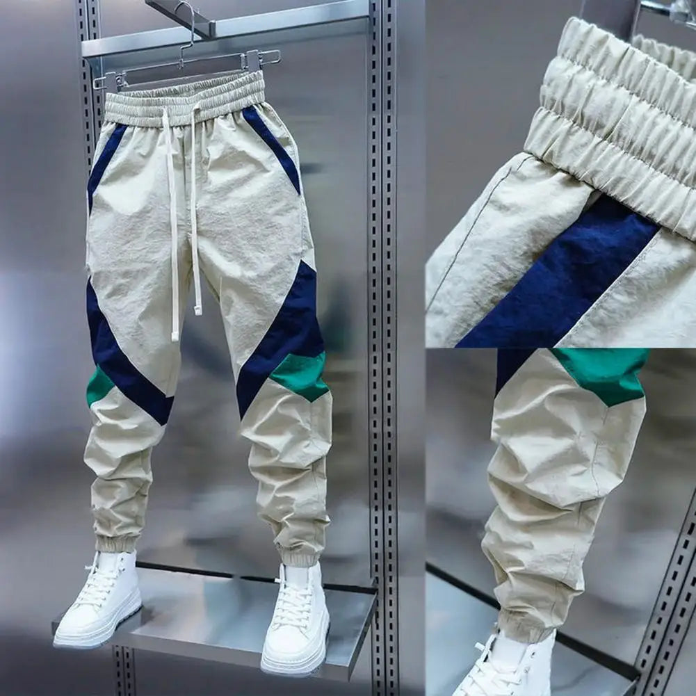 Cargo Pants for Men Multipockets Stretch Joggers Khaki Trousers Man Harem Multi Pocket Cotton Harajuku Oversize Korean Style