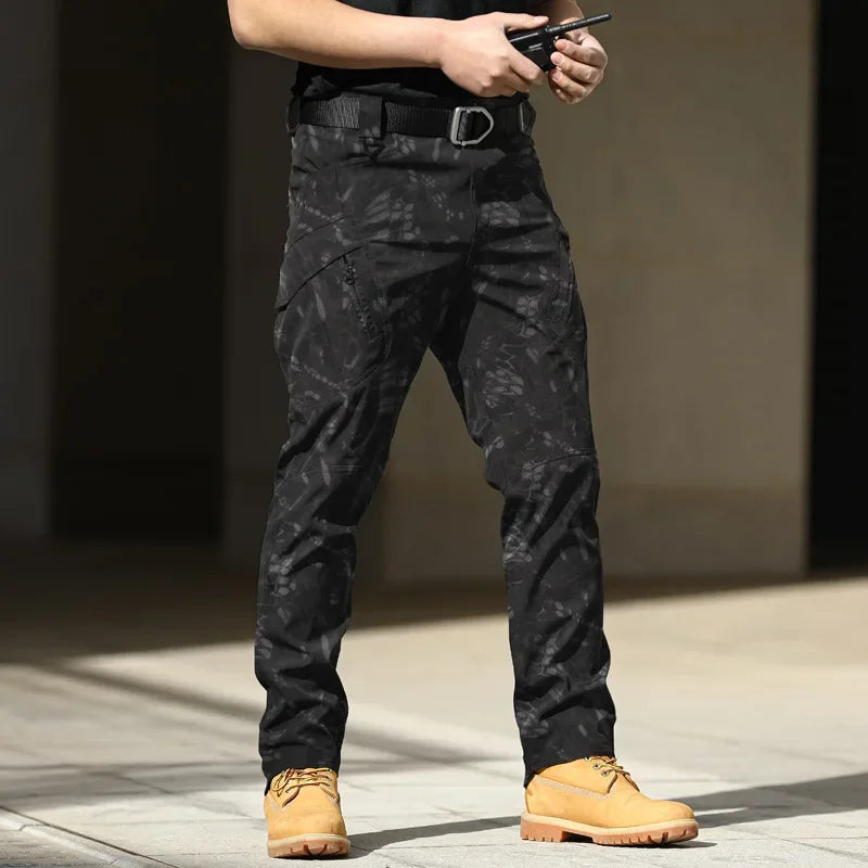 2024 new City Tactical Pants Men SWAT Combat Trousers Many Pockets Waterproof Wear Resistant Casual Cargo Pants Men Clothes