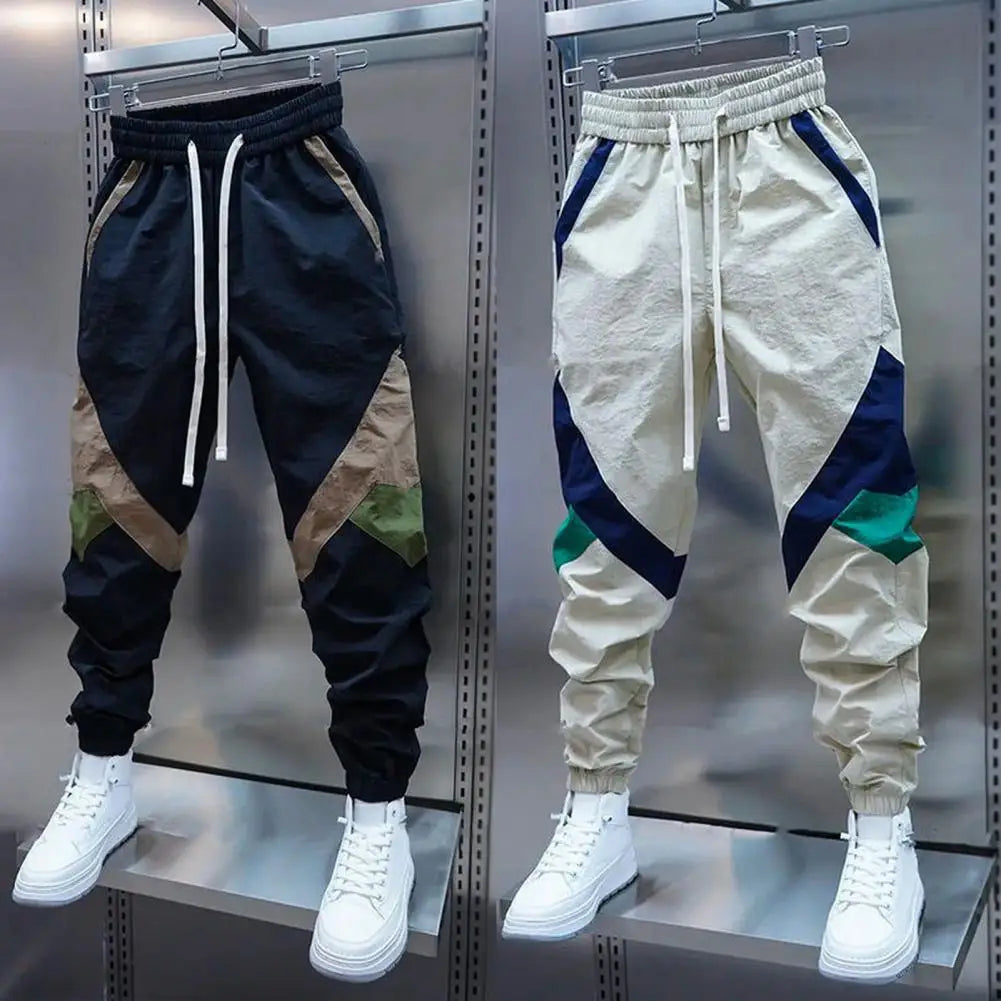 Cargo Pants for Men Multipockets Stretch Joggers Khaki Trousers Man Harem Multi Pocket Cotton Harajuku Oversize Korean Style