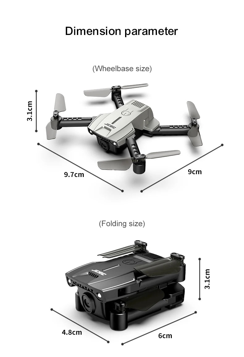 Mini RC Drone 4K Wifi FPV Professional HD aerial camera Foldable indoor quadcopter RC Helicopter Kids RC Toy Gift parking mat