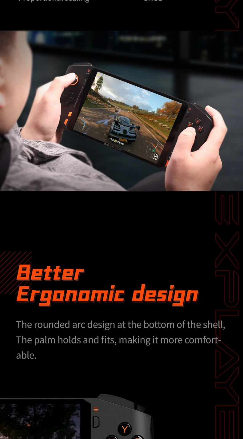 OnexPlayer miniPro AMD Ryzen 7840U Handheld 3A Gamepad Laptop 32G 1T 2T PC Game Console Win11 7" 1200P Touch Pocket Computer