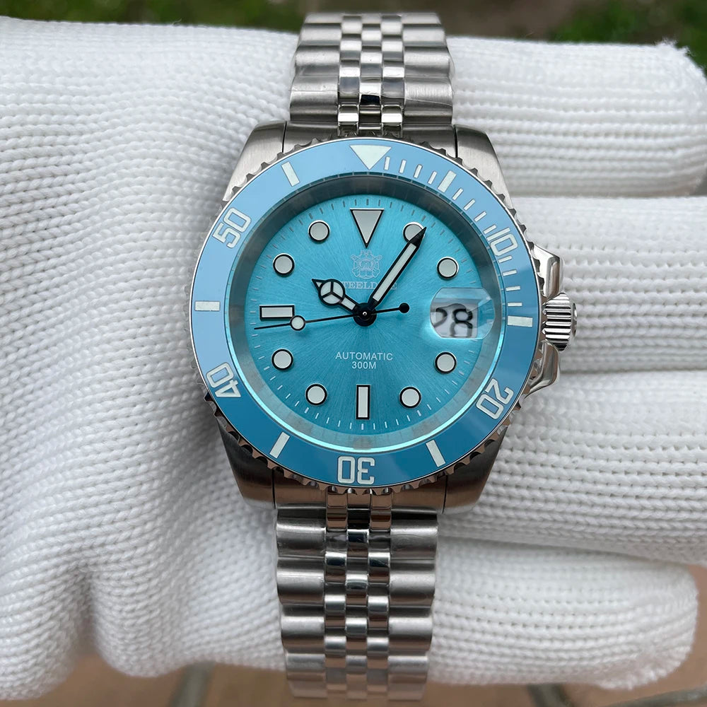 STEELDIVE New Color Scheme Classic Water Ghost SD1953 Swiss BGW9 Luminous NH35 Movement 30Bar Waterproof Mechanical Wristwatch