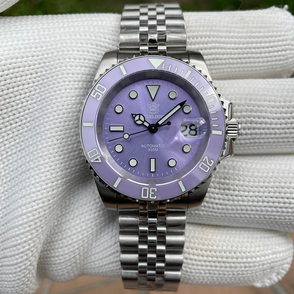 STEELDIVE New Color Scheme Classic Water Ghost SD1953 Swiss BGW9 Luminous NH35 Movement 30Bar Waterproof Mechanical Wristwatch