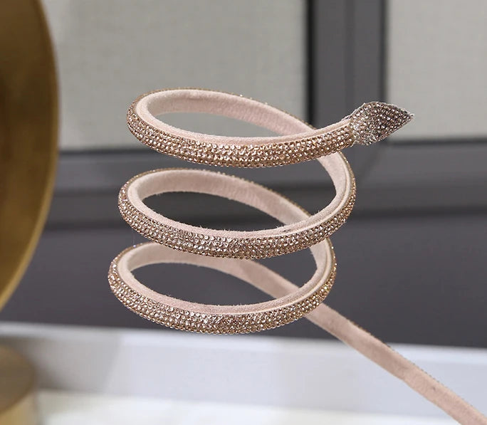 CHMURY Snake Wrapped Sandals Women's Summer Fashion 2024 New Black Sexy Rhinestone Glitter Craystal Thin Heel High Heels