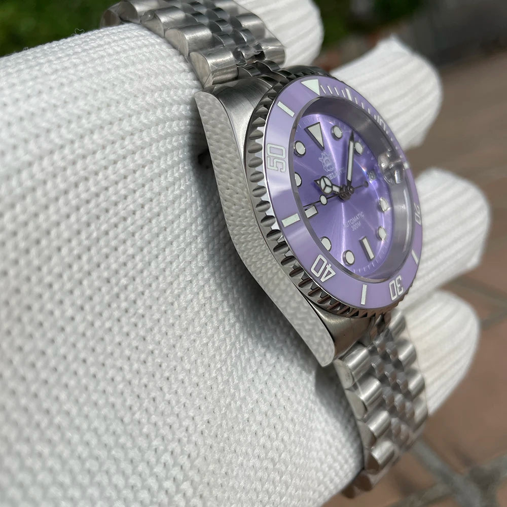 STEELDIVE New Color Scheme Classic Water Ghost SD1953 Swiss BGW9 Luminous NH35 Movement 30Bar Waterproof Mechanical Wristwatch