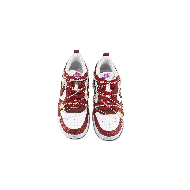【Customize】Nike Court Borough Skateboarding Shoes Women's Sneakers shoes DV5456-108