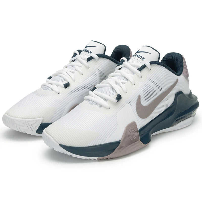 Nike Men's Shoes Air Max Impact 4 Sports Shoes Sports Breathable Running Shoes Practical Cushioning Training Basketball Shoes Dm1124-102