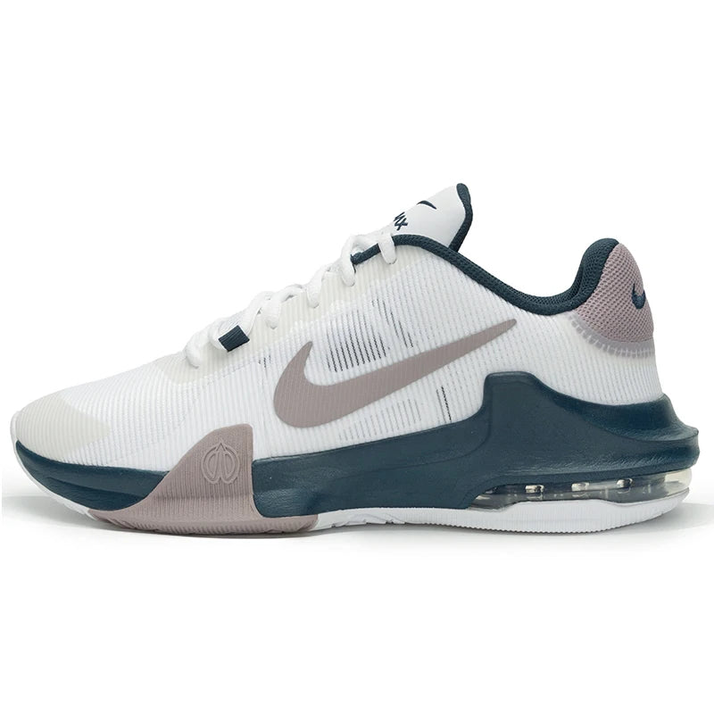 Nike Men's Shoes Air Max Impact 4 Sports Shoes Sports Breathable Running Shoes Practical Cushioning Training Basketball Shoes Dm1124-102