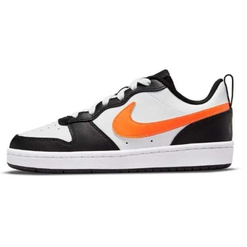 【Customize】Nike Court Borough Skateboarding Shoes Women's Low-top Black/white/pink Sneakers shoes BQ5448-115