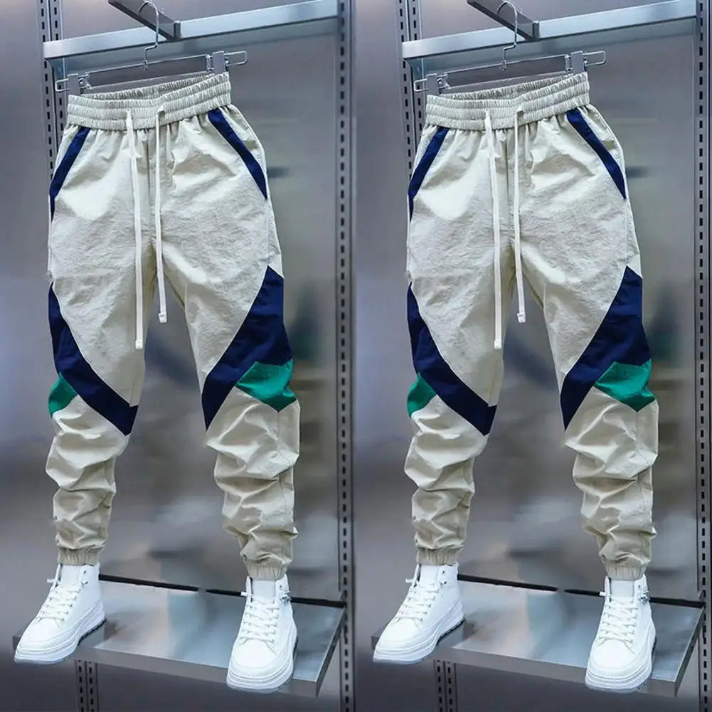 Cargo Pants for Men Multipockets Stretch Joggers Khaki Trousers Man Harem Multi Pocket Cotton Harajuku Oversize Korean Style