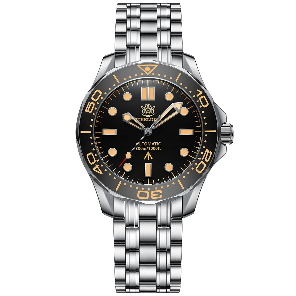 STEELDIVE SD1957 Best Seller 42MM Ceramic Bezel 300M Waterproof Super Luminou Sapphire Glass NH35 Automatic Men Dive Watch Reloj