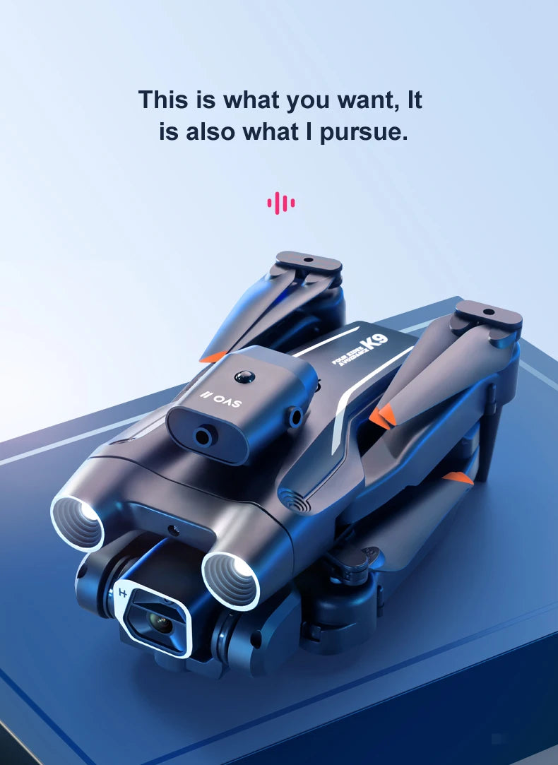 KBDFA K9 Drone 4K EIS Ultra HD Camera All-round Obstacle Avoidance Aerial Photography Mini Dron RC Toy for Kids Gift Vs Z908 Pro