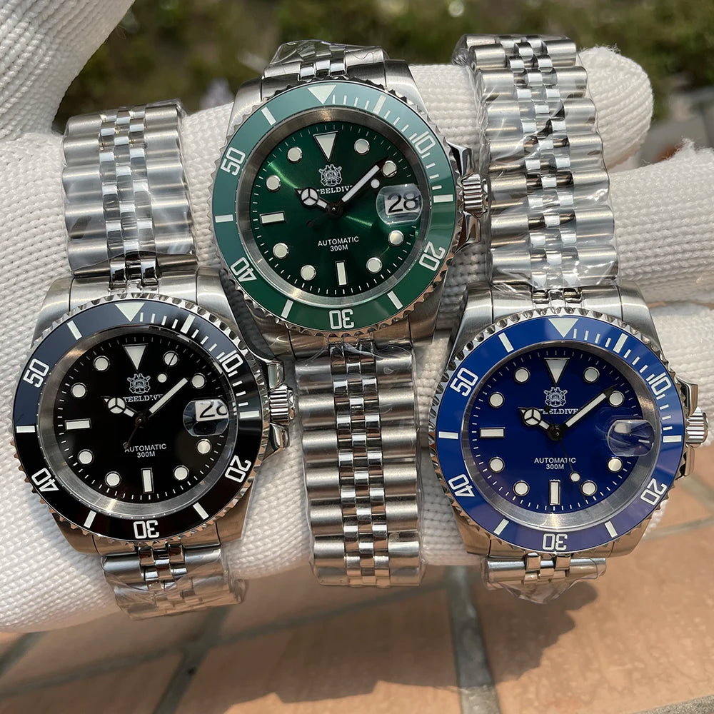 STEELDIVE New Color Scheme Classic Water Ghost SD1953 Swiss BGW9 Luminous NH35 Movement 30Bar Waterproof Mechanical Wristwatch