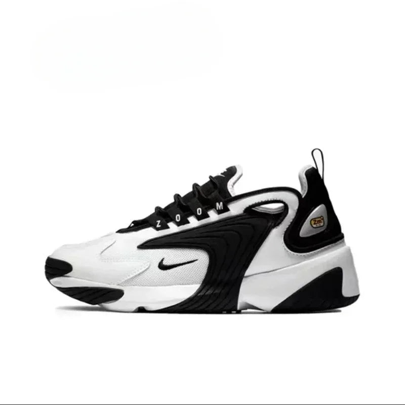 Nike Zoom 2K Men Running Shoes Anti-Slip Wear Resistant Black White Panda Sneakers AO0269-101