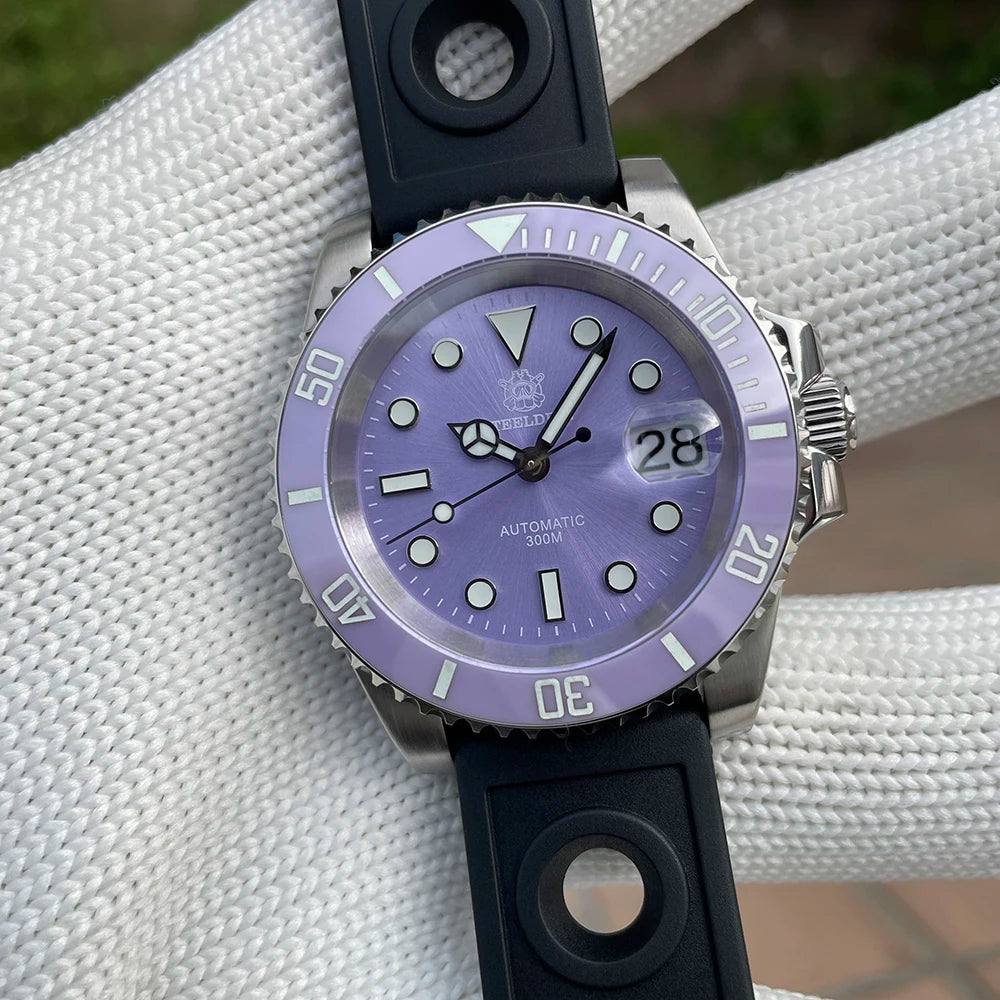 STEELDIVE New Color Scheme Classic Water Ghost SD1953 Swiss BGW9 Luminous NH35 Movement 30Bar Waterproof Mechanical Wristwatch