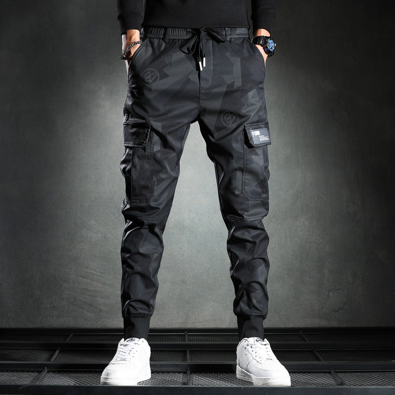 Camouflage Jogger Pants Mens Spring Autumn Pencil Harem Pant Men Comfortable Trousers Camo Joggers Multiple Pockets