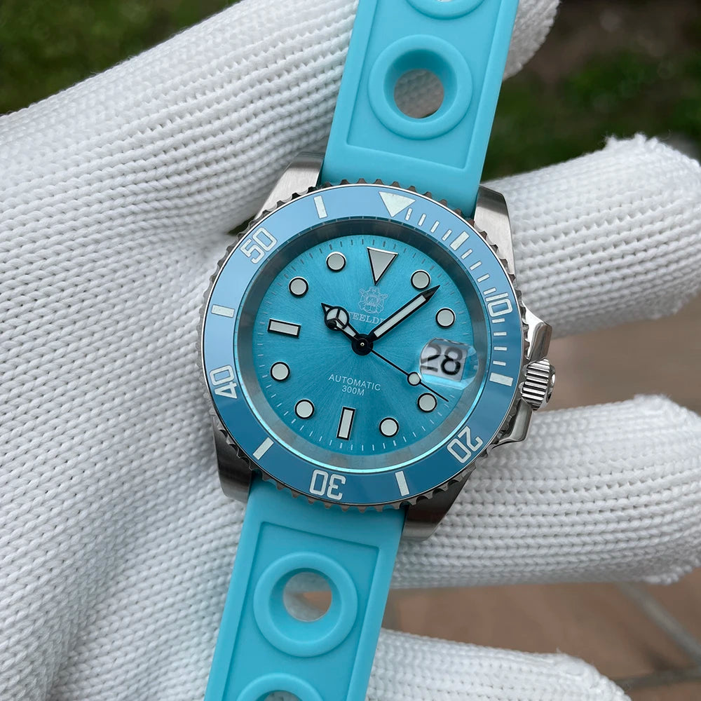 STEELDIVE New Color Scheme Classic Water Ghost SD1953 Swiss BGW9 Luminous NH35 Movement 30Bar Waterproof Mechanical Wristwatch