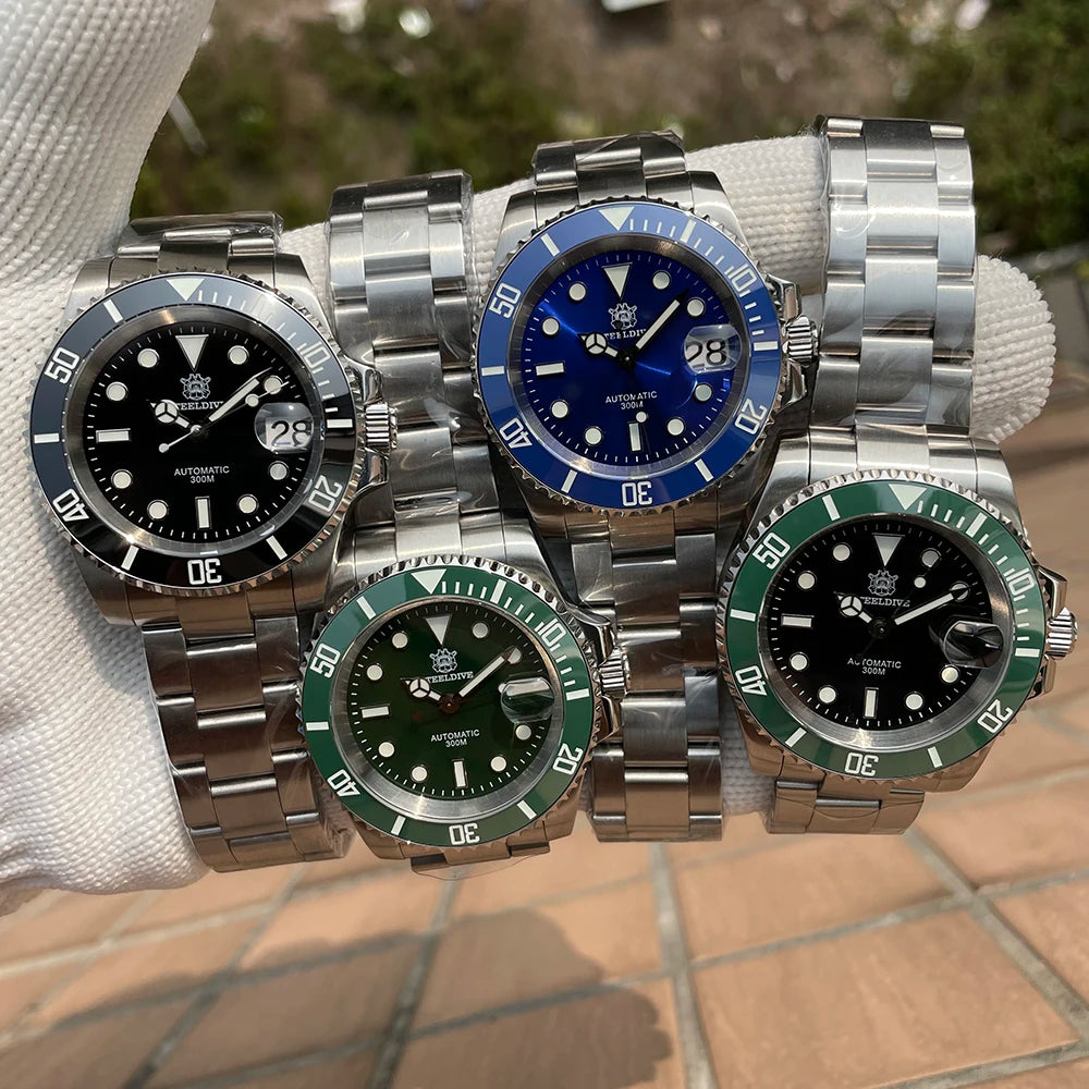 STEELDIVE New Color Scheme Classic Water Ghost SD1953 Swiss BGW9 Luminous NH35 Movement 30Bar Waterproof Mechanical Wristwatch