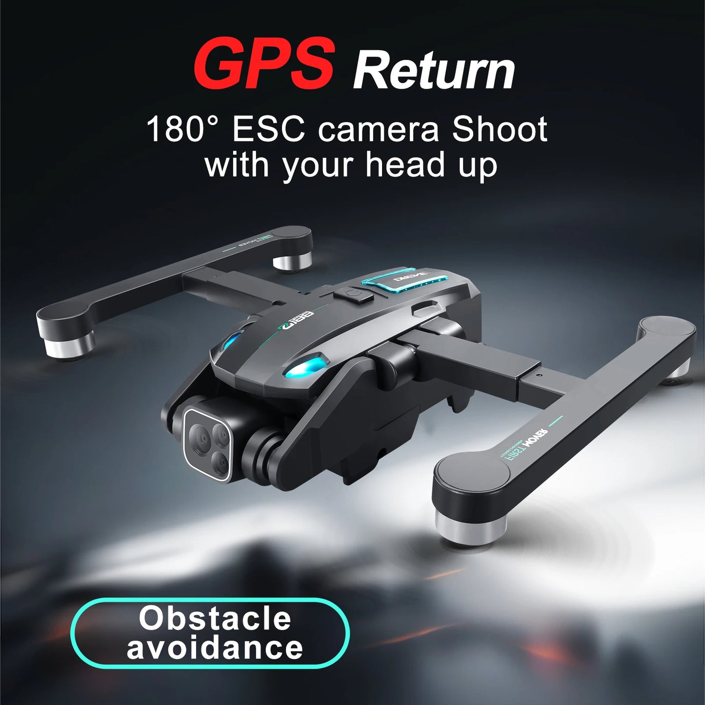 GPS Dron Drone S188 Wifi Fpv Professional Quadcopter Racing Drones with Camera Brushless Obstacle Avoidance Helicopter Toys Boys