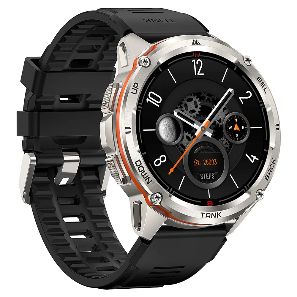 2024 Original KOSPET TANK T3 Ultra GPS Smartwatch For Men Women Waterproof Smart Watches Military Rugged Bluetooth Digital Watch
